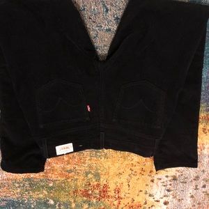 Black Corduroy Levi, worm once